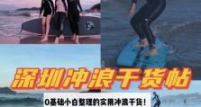 冲浪攻略（冲浪技巧、装备选择和安全须知，成就冲浪高手）